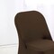 1 Piece Chocolate Stretch Spandex Chair Cover for Warm Folding Seating